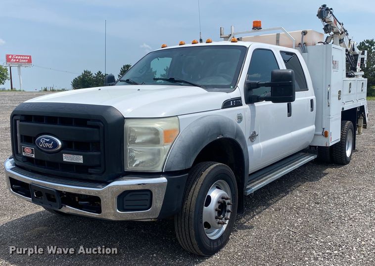 image for item KW9266 2011 Ford F550 Super Duty  Crew Cab utility / service truck