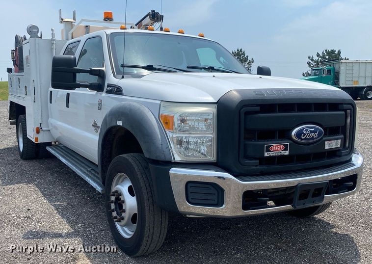 image for item KW9266 2011 Ford F550 Super Duty  Crew Cab utility / service truck