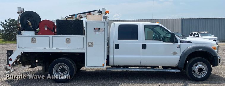 image for item KW9266 2011 Ford F550 Super Duty  Crew Cab utility / service truck