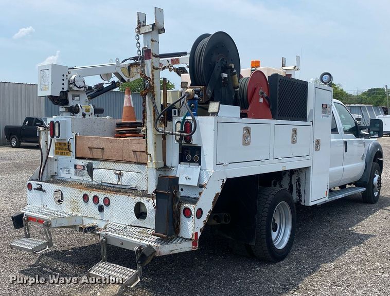 image for item KW9266 2011 Ford F550 Super Duty  Crew Cab utility / service truck