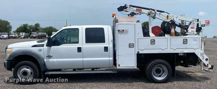 image for item KW9266 2011 Ford F550 Super Duty  Crew Cab utility / service truck