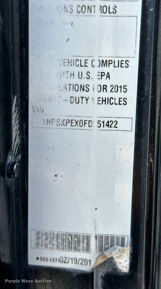 image for item KX9003 2015 Peterbilt 365  ready mix truck