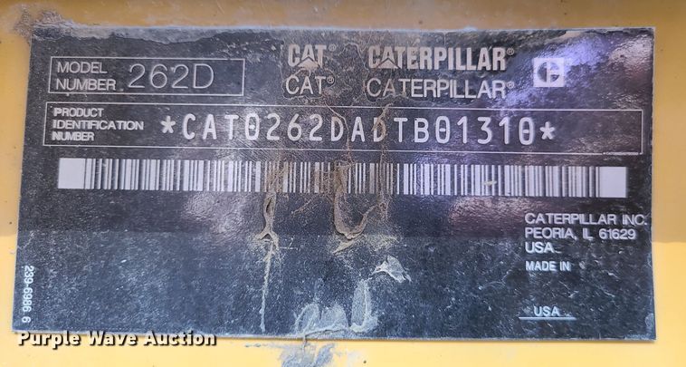 image for item LE9153 2014 Caterpillar 262D  skid steer loader