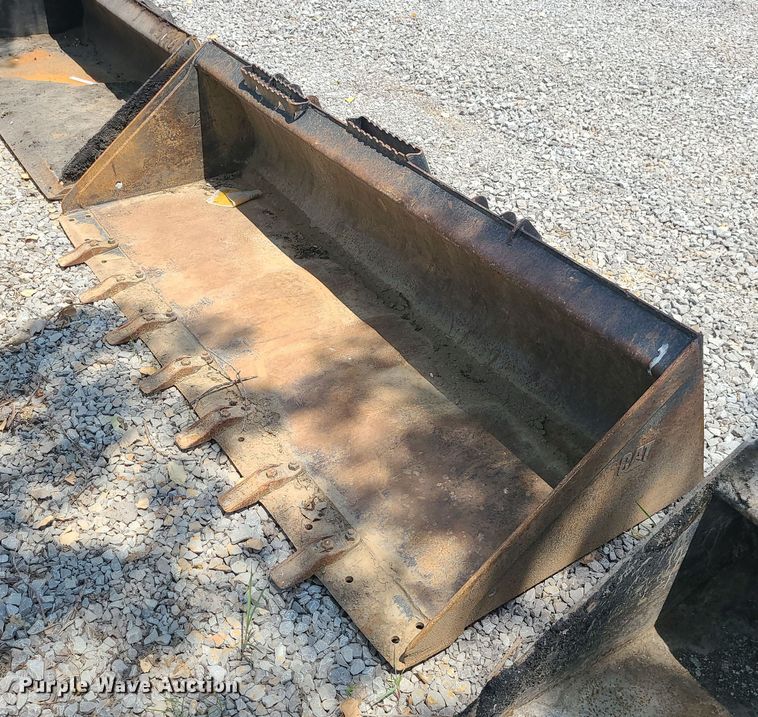 image for item LE9163 86"W skid steer bucket