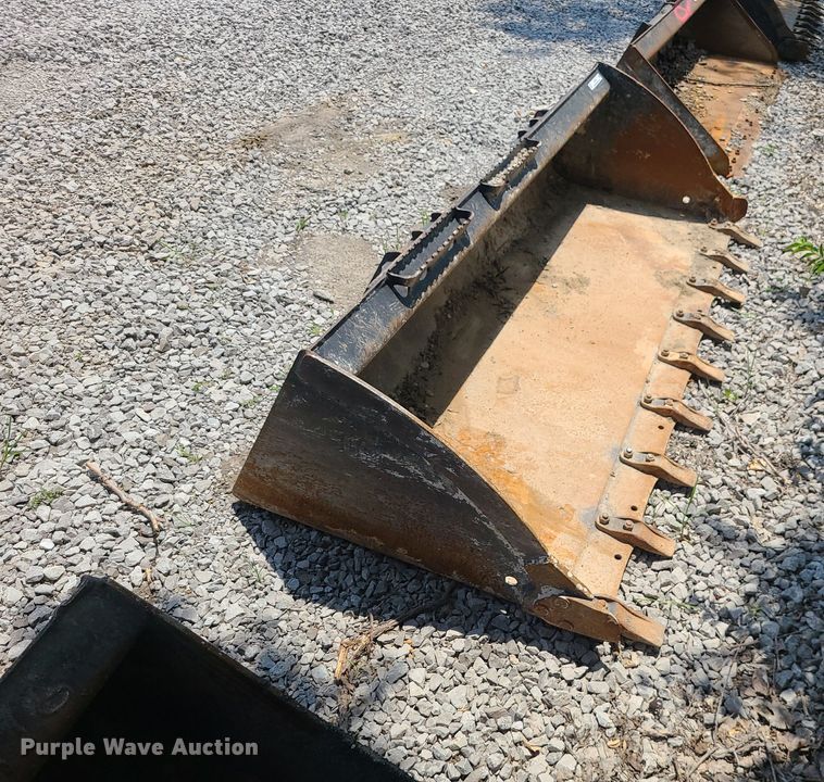 image for item LE9167 86"W skid steer bucket