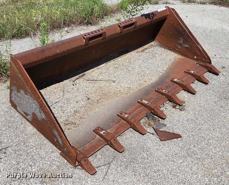 image for item LE9184 74"W skid steer bucket