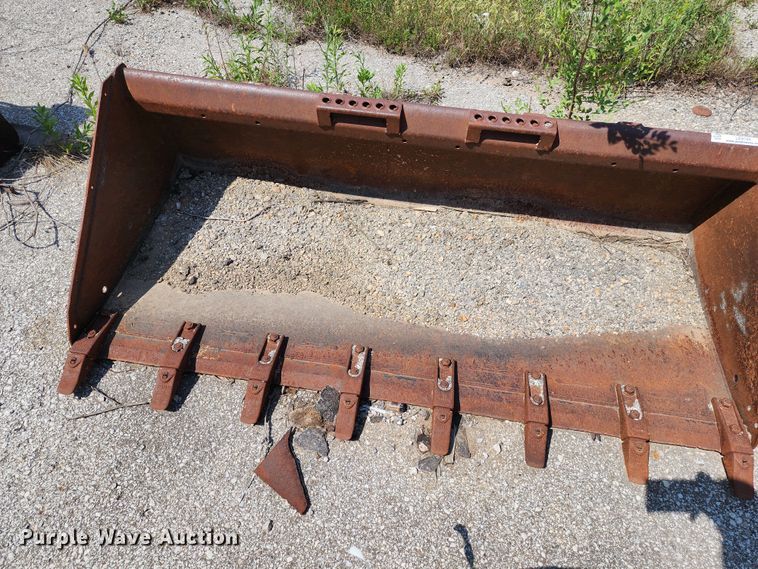 image for item LE9184 74"W skid steer bucket