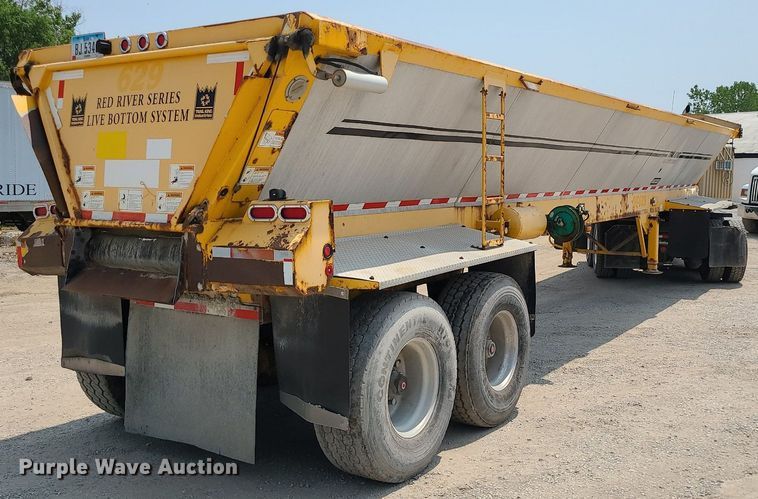 image for item LE9243 2008 Trail King Olb 236  live bottom trailer