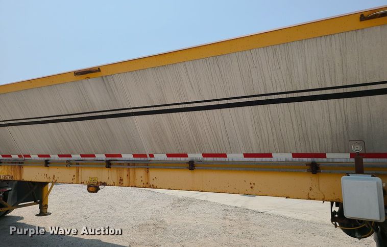 image for item LE9243 2008 Trail King Olb 236  live bottom trailer