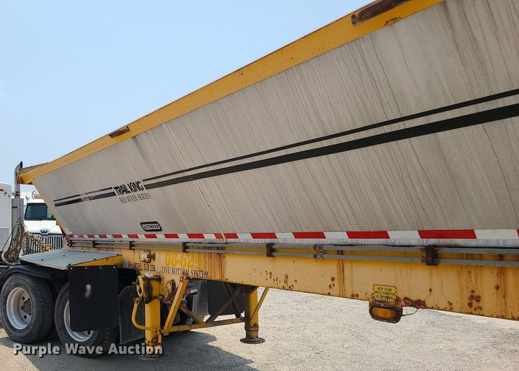 image for item LE9243 2008 Trail King Olb 236  live bottom trailer