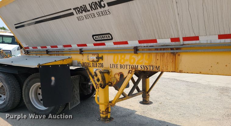 image for item LE9243 2008 Trail King Olb 236  live bottom trailer