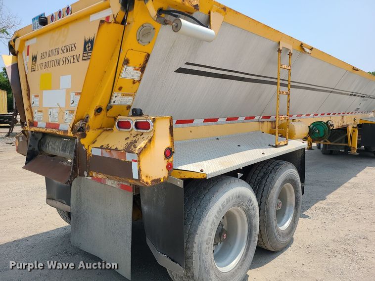 image for item LE9243 2008 Trail King Olb 236  live bottom trailer