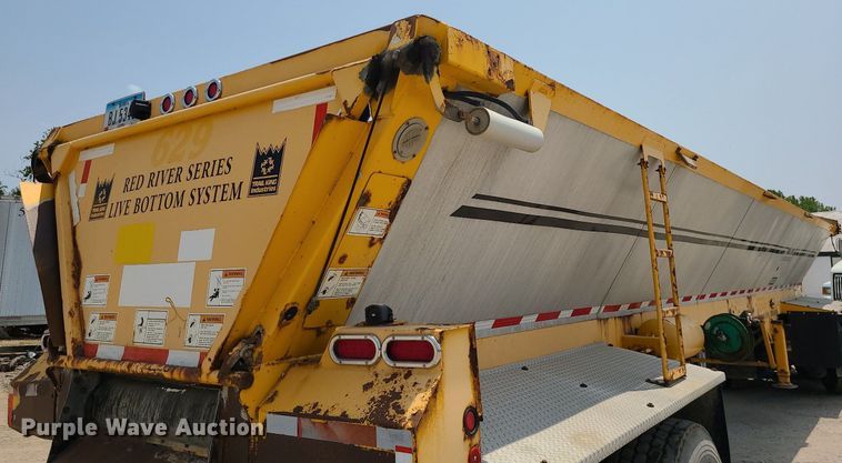 image for item LE9243 2008 Trail King Olb 236  live bottom trailer