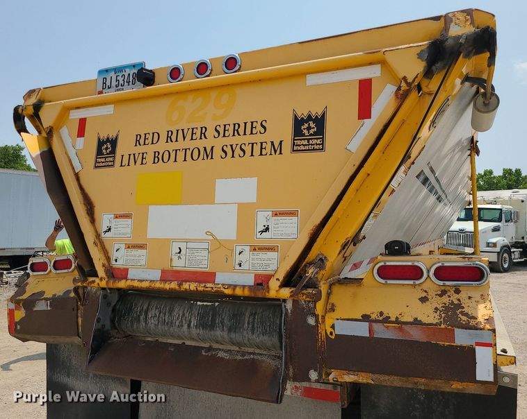 image for item LE9243 2008 Trail King Olb 236  live bottom trailer