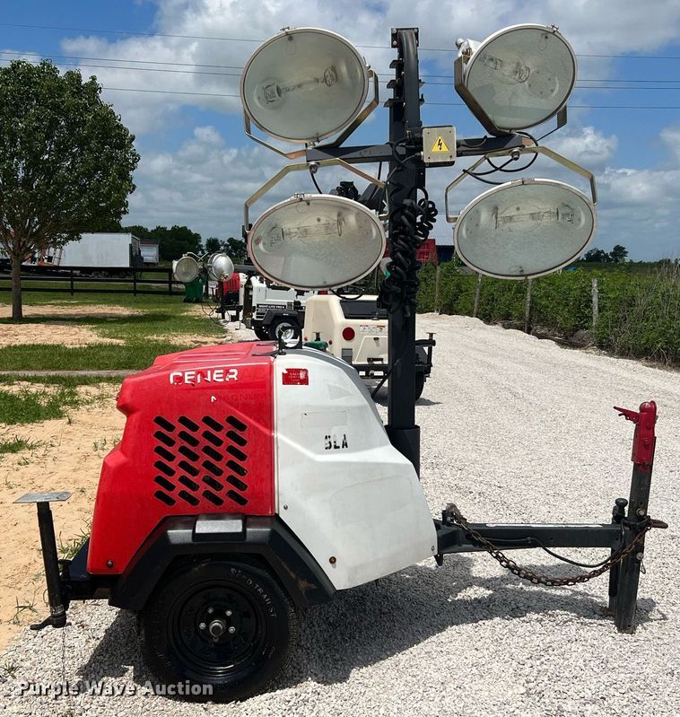 image for item LF9286 2017 Generac Magnum  light plant