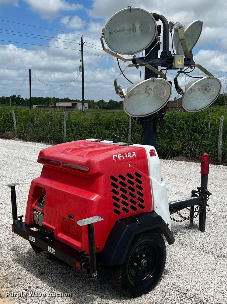 image for item LF9286 2017 Generac Magnum  light plant