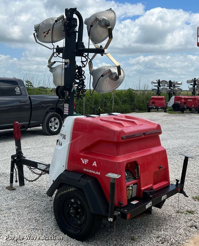 image for item LF9286 2017 Generac Magnum  light plant