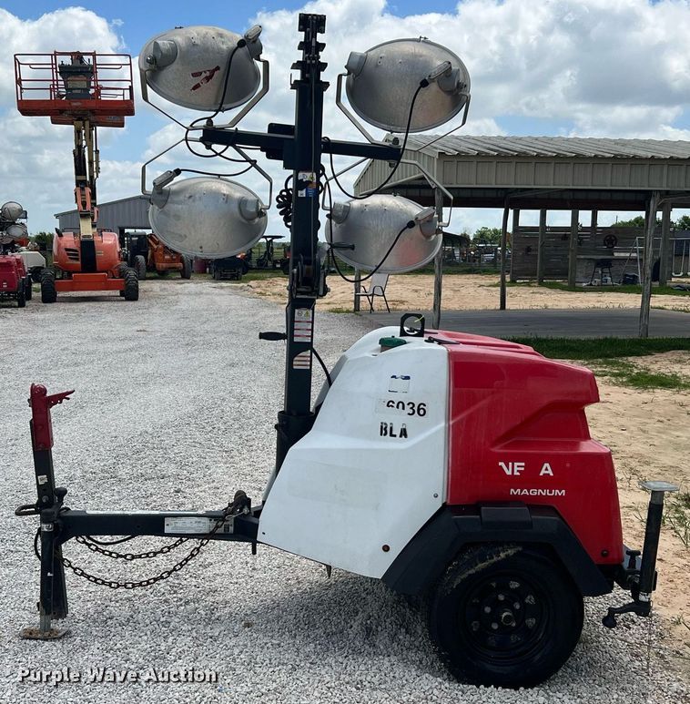 image for item LF9286 2017 Generac Magnum  light plant