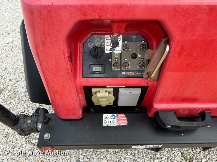 image for item LF9286 2017 Generac Magnum  light plant