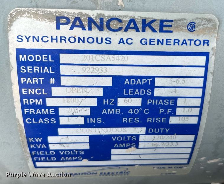 image for item LF9288 2017 Allmand Night-Lite Pro II  light plant