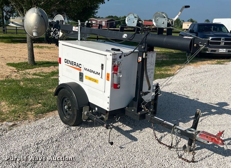 image for item LF9300 2017 Generac MLT3080M  light plant