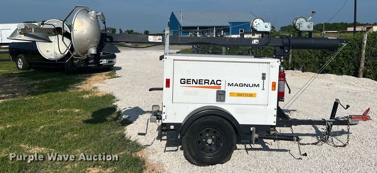 image for item LF9300 2017 Generac MLT3080M  light plant