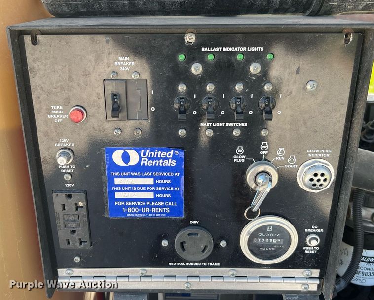 image for item LF9300 2017 Generac MLT3080M  light plant