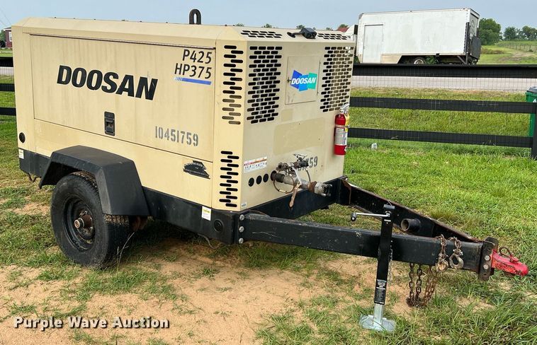 image for item LF9312 2015 Doosan P425/HP375 air compressor
