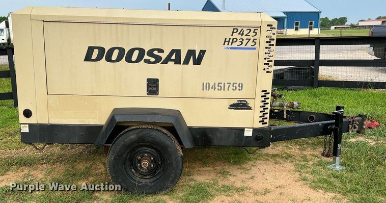 image for item LF9312 2015 Doosan P425/HP375 air compressor