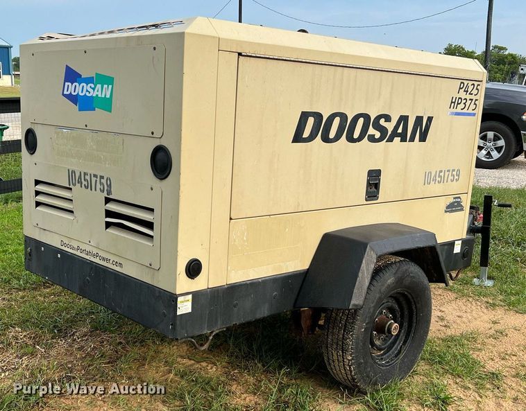 image for item LF9312 2015 Doosan P425/HP375 air compressor