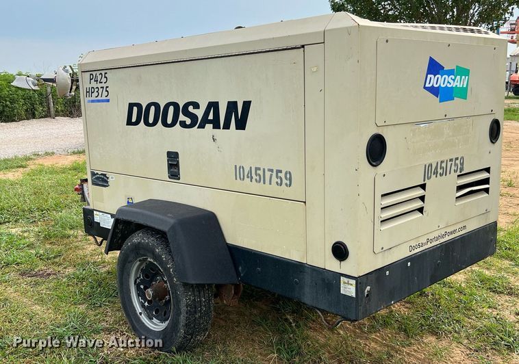 image for item LF9312 2015 Doosan P425/HP375 air compressor