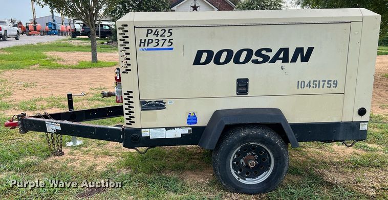 image for item LF9312 2015 Doosan P425/HP375 air compressor