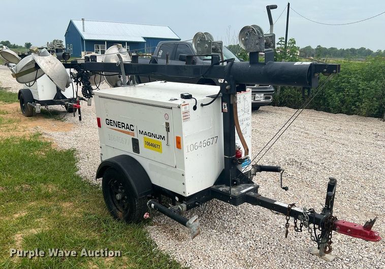 image for item LF9314 Generac Magnum  light plant