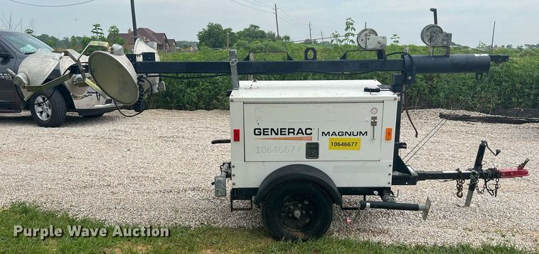 image for item LF9314 Generac Magnum  light plant
