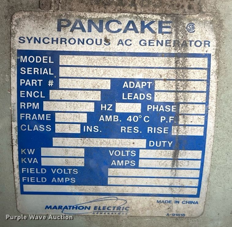 image for item LF9314 Generac Magnum  light plant