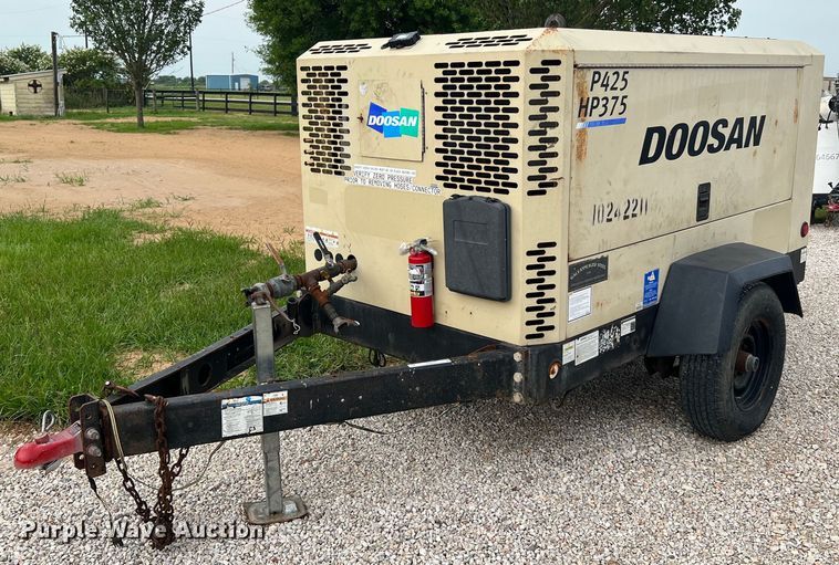 image for item LF9315 2014 Doosan P425/HP275WCU-141  air compressor