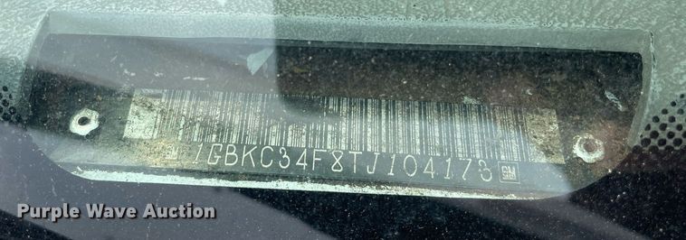 image for item LJ9765 1996 Chevrolet C3500  bucket truck