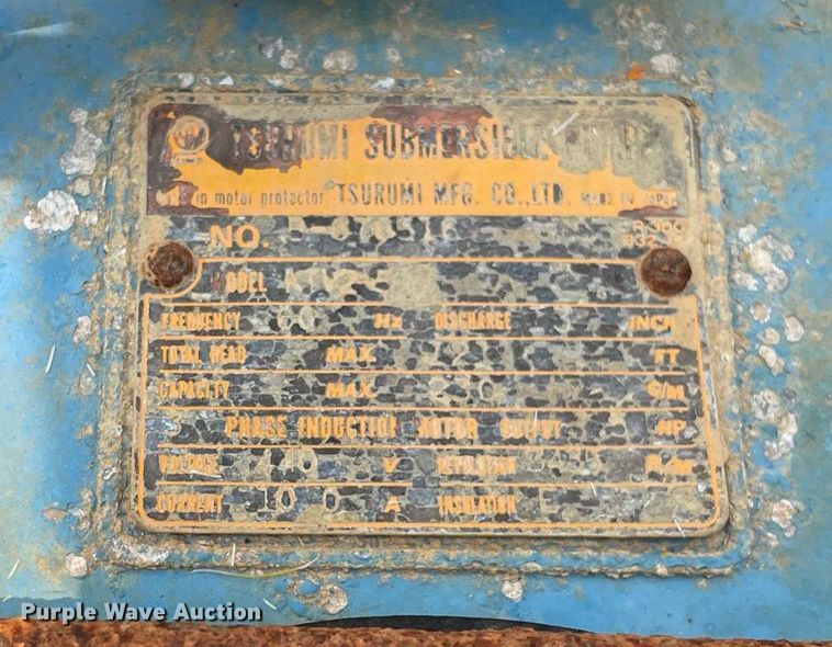 image for item LJ9768 2001 Thompson  hydraulic pump