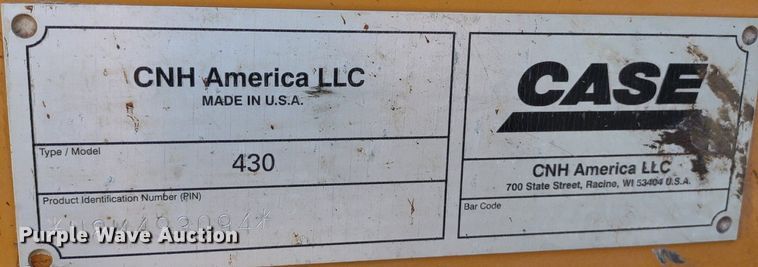 image for item LL9113 2008 Case 430  skid steer loader