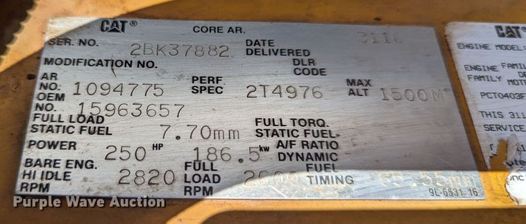 image for item LM9817 1994 Chevrolet Kodiak C6500  dump truck