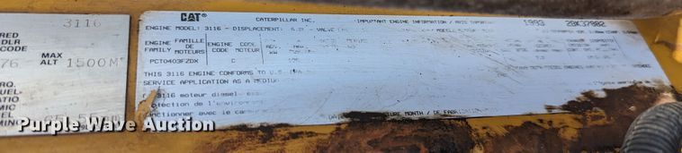 image for item LM9817 1994 Chevrolet Kodiak C6500  dump truck