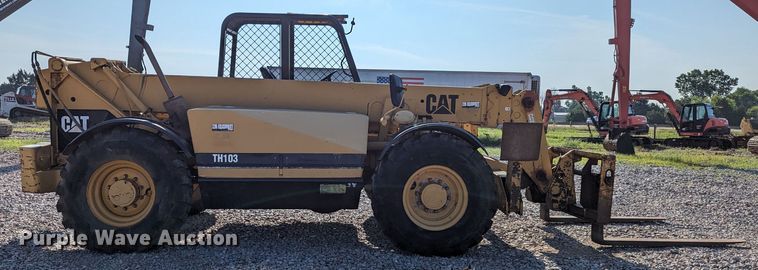 image for item LM9831 2000 Caterpillar TH103  telehandler
