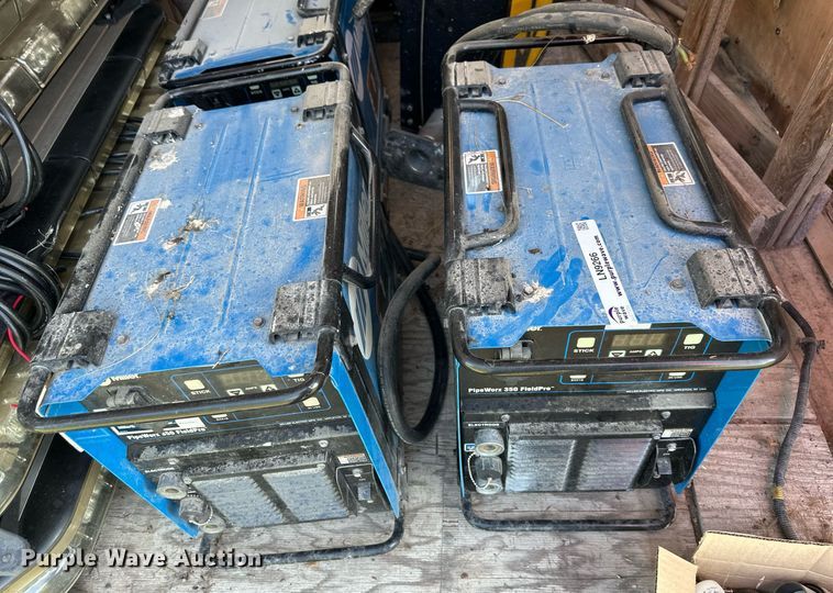 image for item LN9266 (3) Miller PipeWorx 350 Field Pro welders