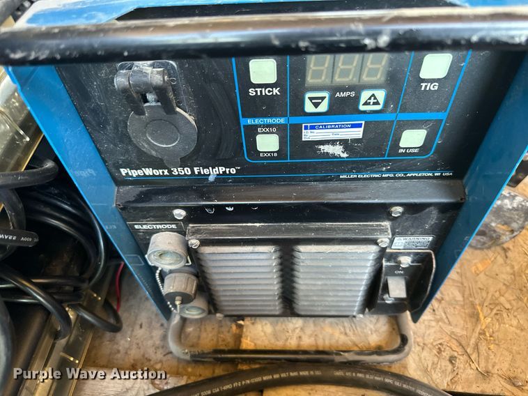(3) Miller PipeWorx 350 Field Pro welders in Valley Falls, KS Item