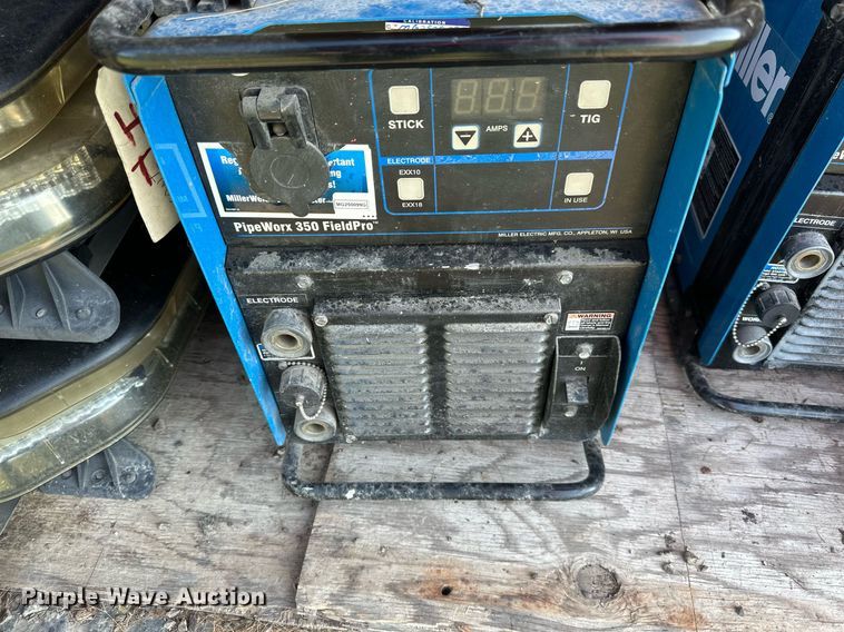 image for item LN9266 (3) Miller PipeWorx 350 Field Pro welders