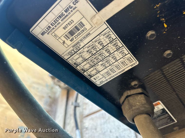 image for item LN9266 (3) Miller PipeWorx 350 Field Pro welders