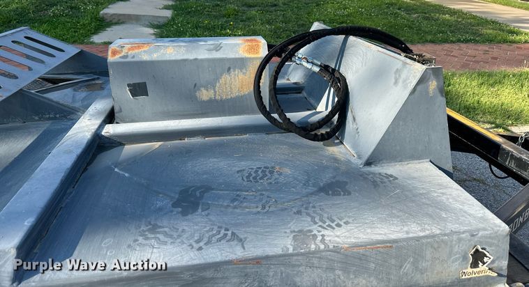 image for item LN9268 Wolverine  72"W skid steer brush mower