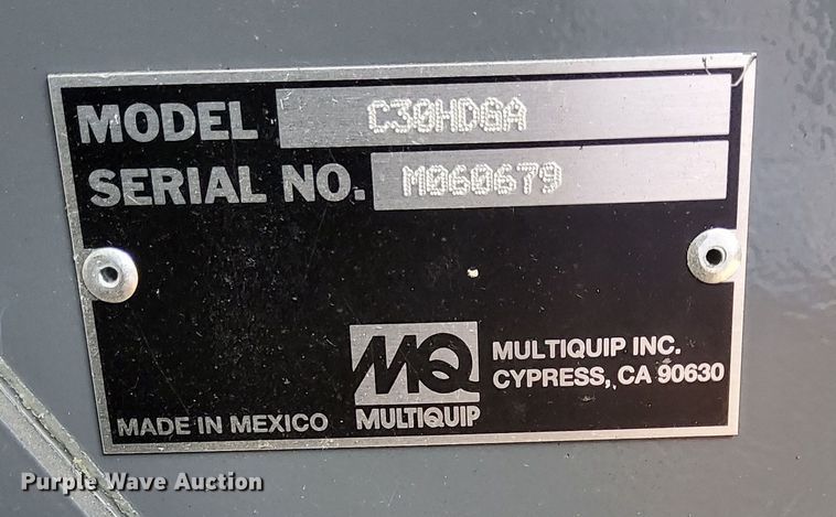 image for item LN9270 Mayco / Multiquip C-30HDGA  concrete pump