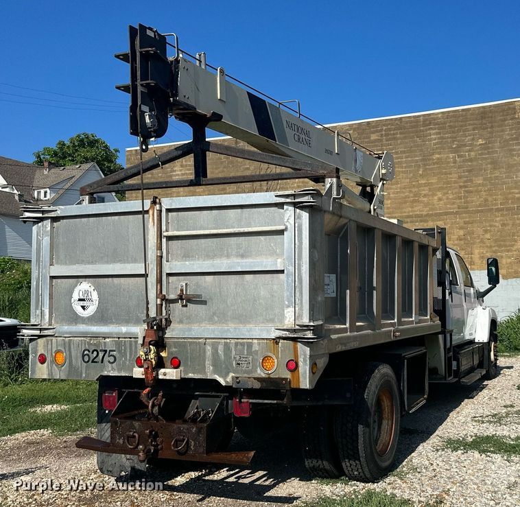 image for item LN9272 2009 GMC C7500  Crew Cab crane truck