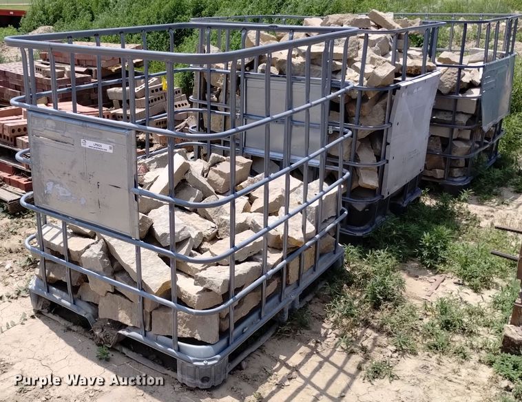 image for item LP9629 (3) totes of landscape rock